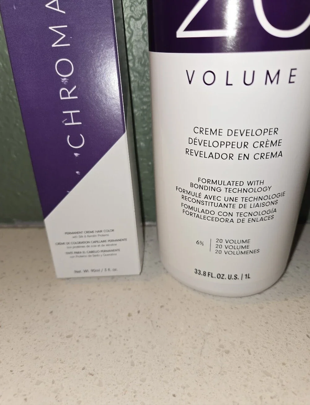 Pravana ChromaSilk Hair Color 5.31/5Ga Light Golden Ash Brown Plus 20 Developer